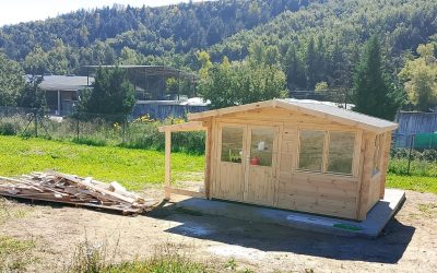 Nou espai cobert per millorar la gestió de l’estella i la llenya d’Integra Pirineus